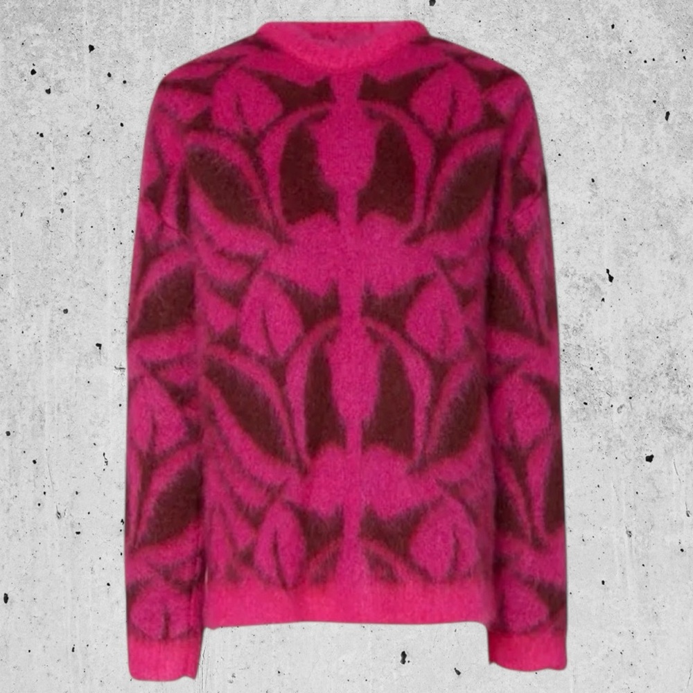 La DoubleJ Camden Jumper Bordeaux Fuchsia - Picture 3 of 12